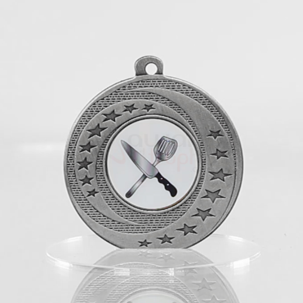 Wayfare Medal Cooking - Silver 50mm
