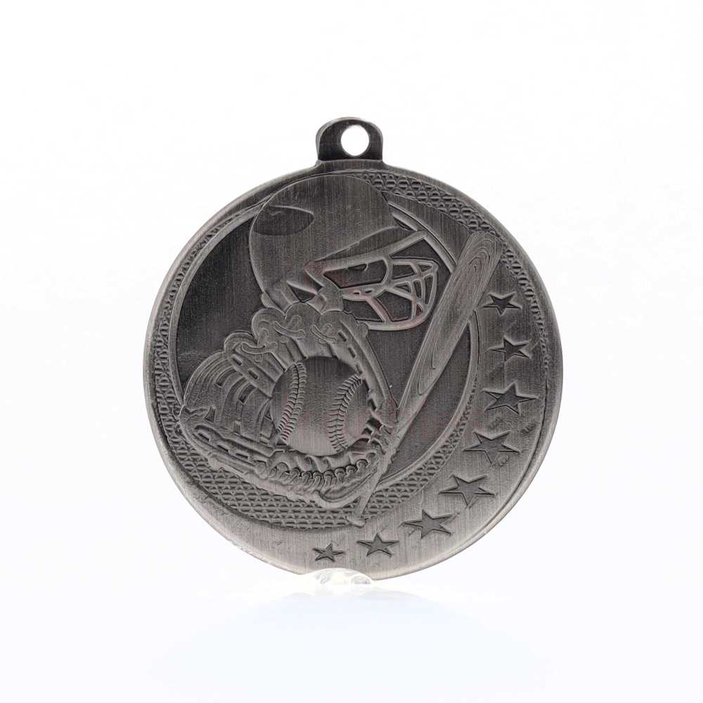 Baseball Wayfare Medal Silver 50mm