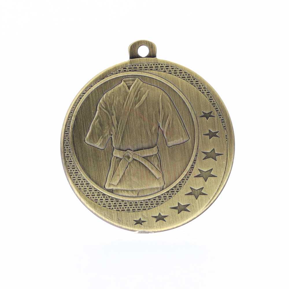 Martial Arts Wayfare Medal Gold 50mm