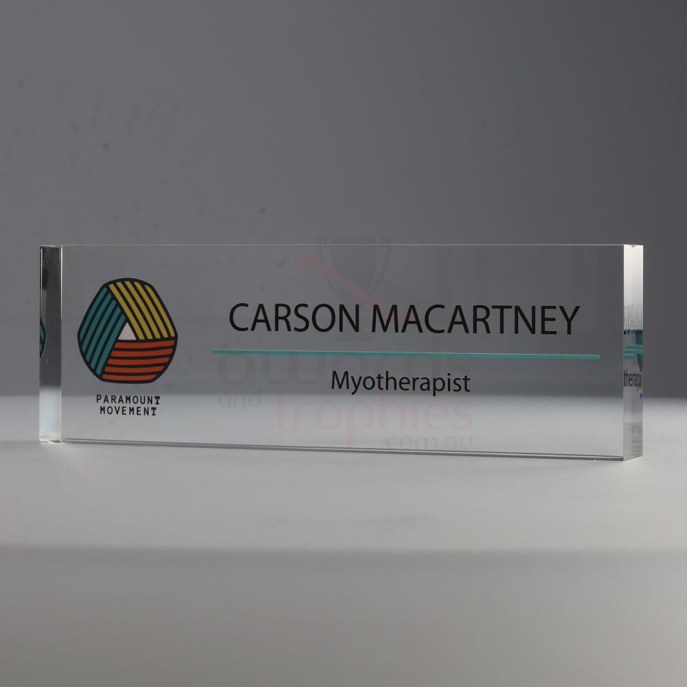 Sign Bar Acrylic 200mm