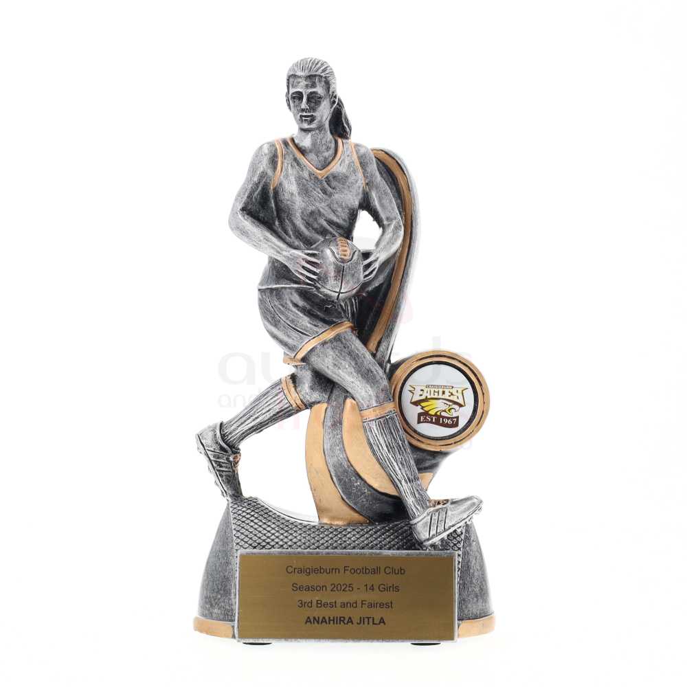 Footy Contender Female 125mm