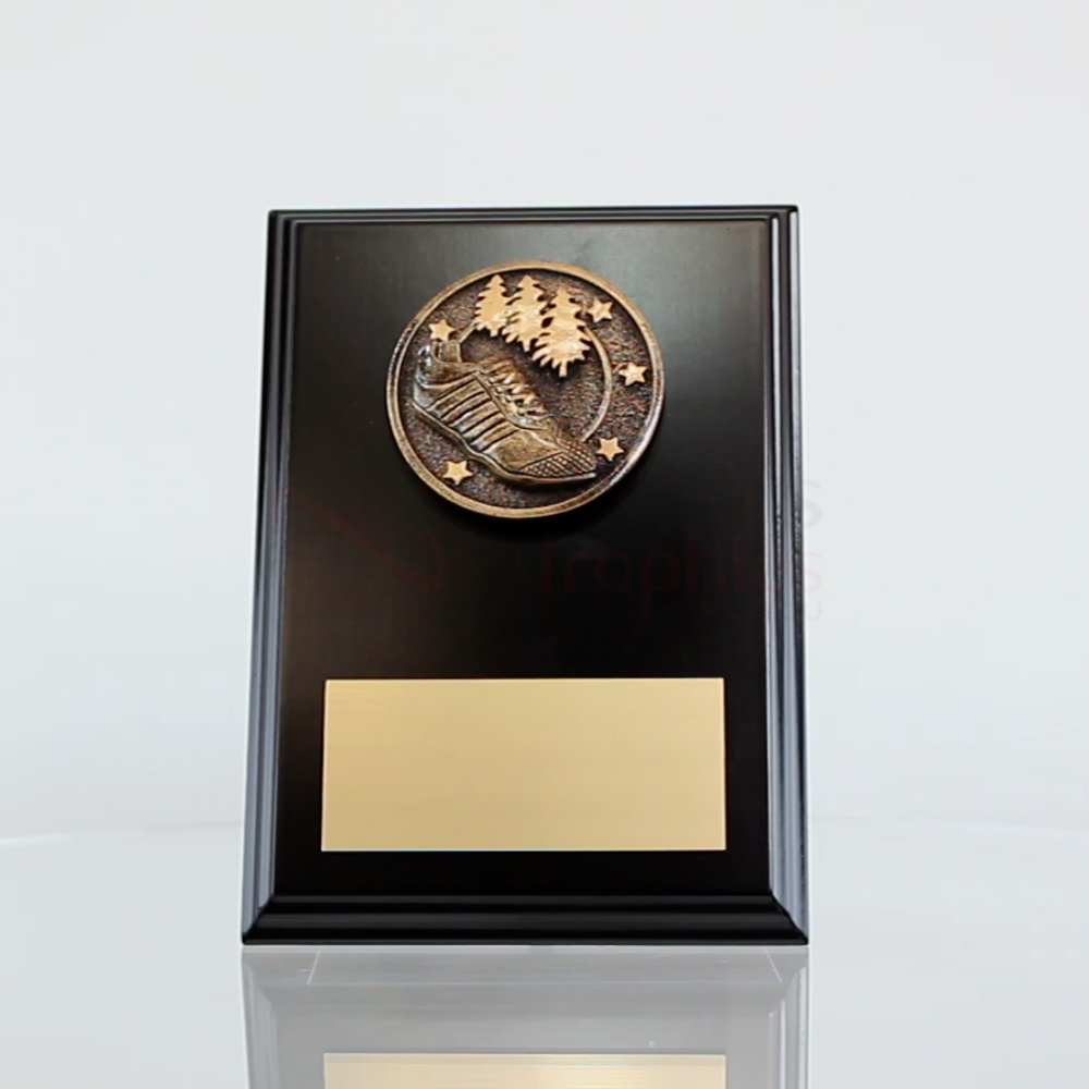 Spartan Cross Country Black Plaque 150mm