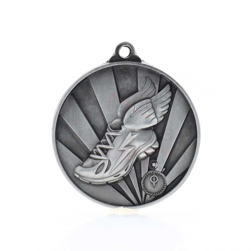 Sunrise Athletics Medal 50mm Silver