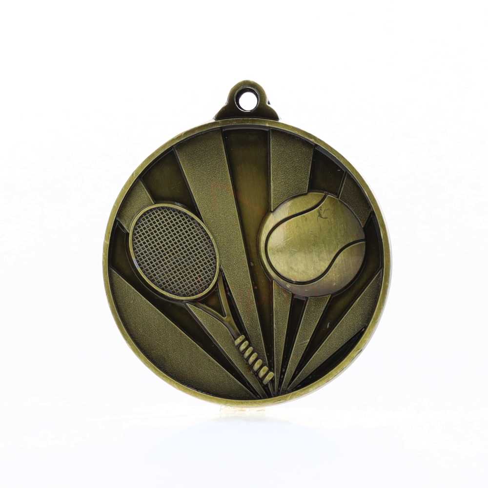 Sunrise Tennis Medal 50mm Gold