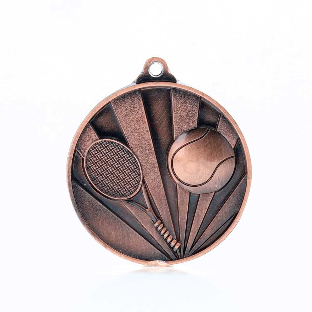 Sunrise Tennis Medal 50mm Bronze
