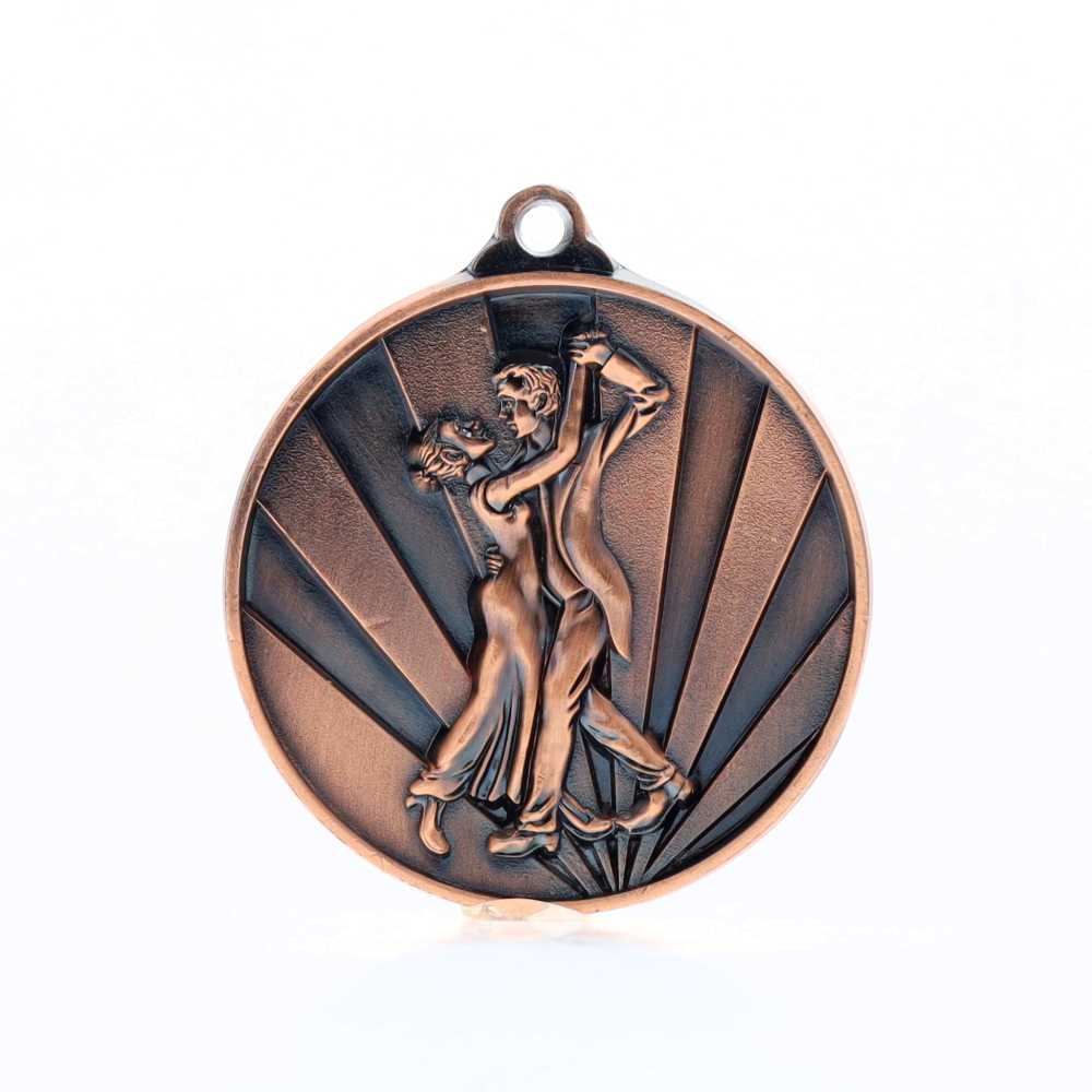 Sunrise Dance Couple Medal 50mm Bronze