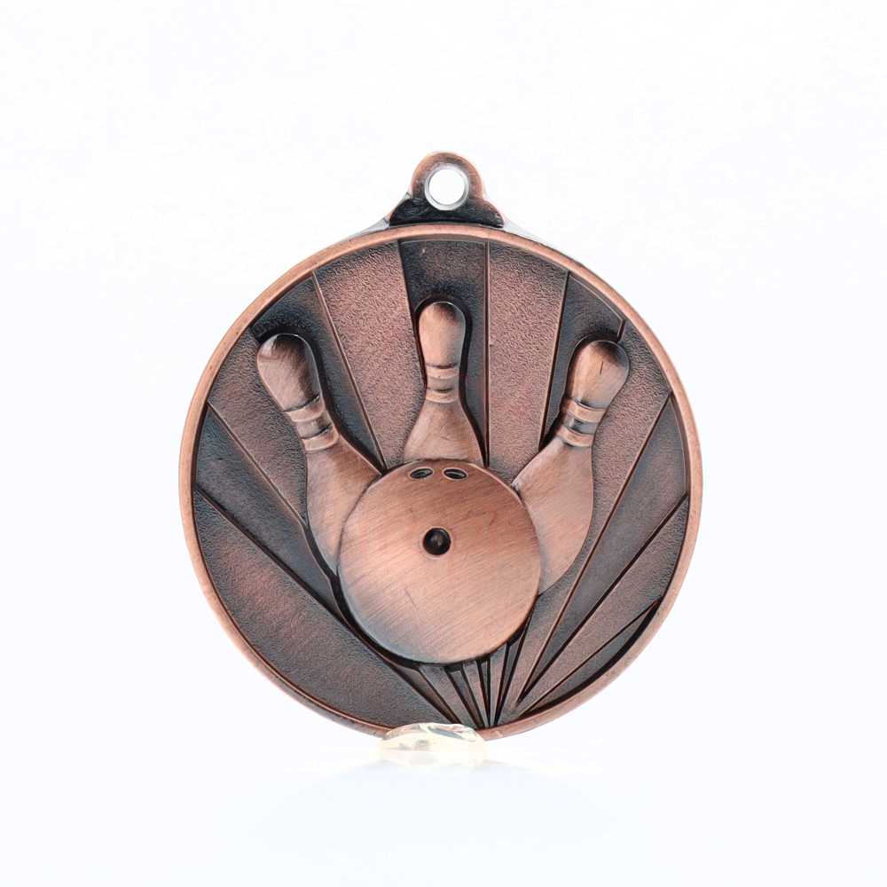 Sunrise Tenpin Medal 50mm Bronze