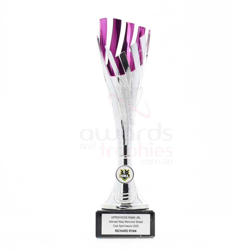 Tenerife Cup Silver/Purple 325mm