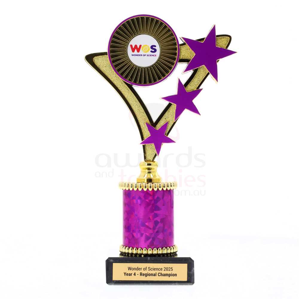 Hierro Star Gold/Purple 205mm