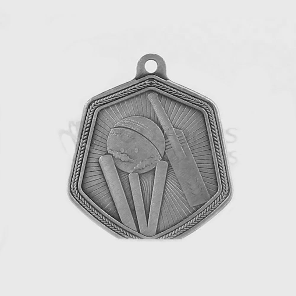 Cricket Falcon Medal Silver 65mm