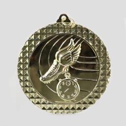 Athletics Facet Medal Gold 70mm
