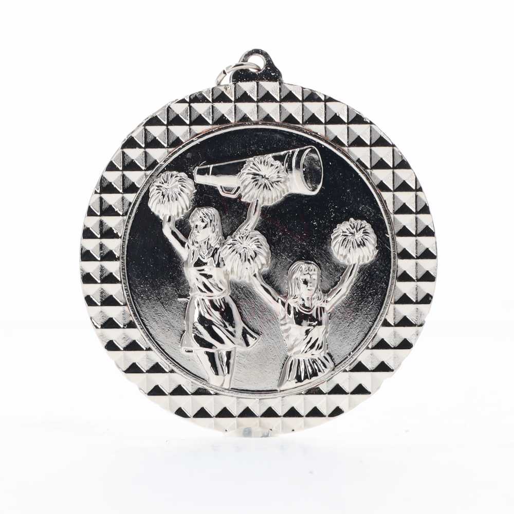 Cheer Facet Medal Silver 70mm