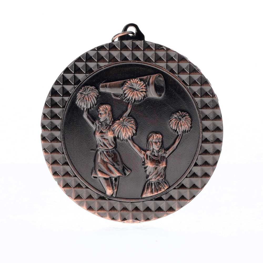 Cheer Facet Medal Bronze 70mm