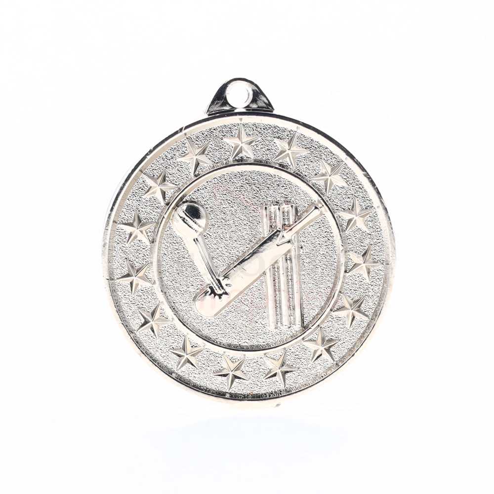 Cricket Starry Medal Silver 50mm