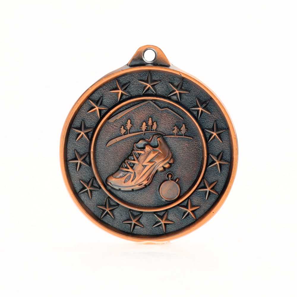 Cross Country Starry Medal Bronze 50mm
