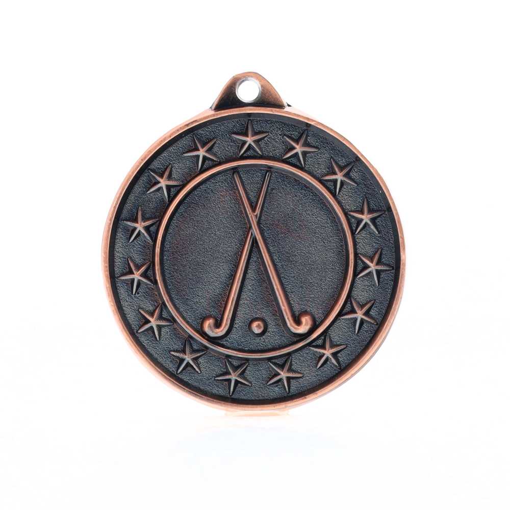 Hockey Starry Medal Bronze 50mm