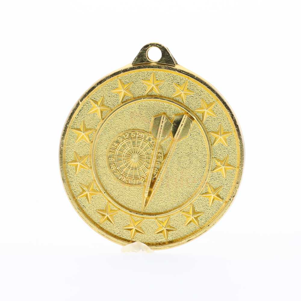Darts Starry Medal Gold 50mm