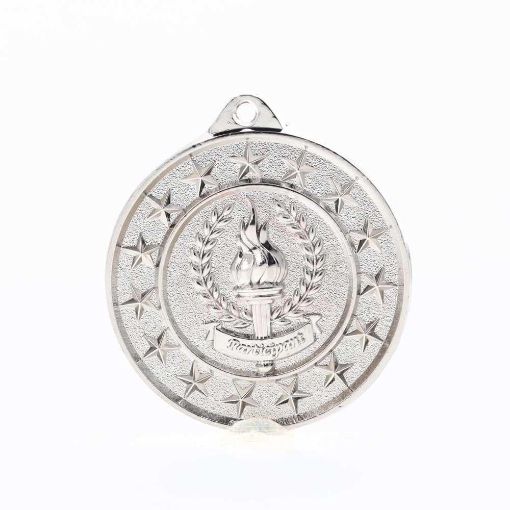 Participant Starry Medal Silver 50mm