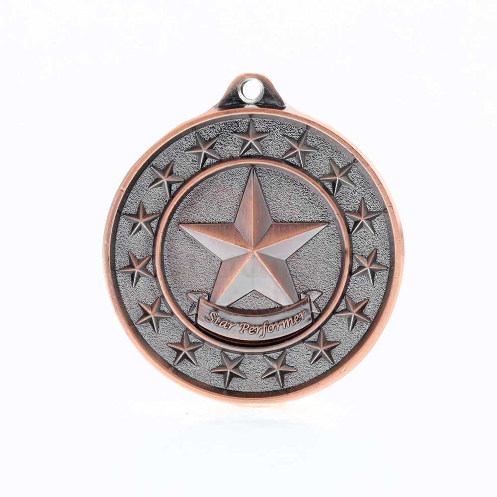 Star Performer Starry Medal Bronze 50mm