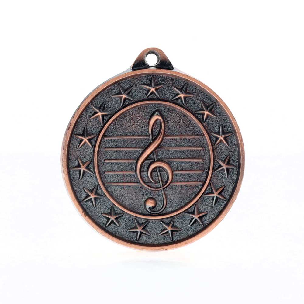 Music Starry Medal Bronze 50mm