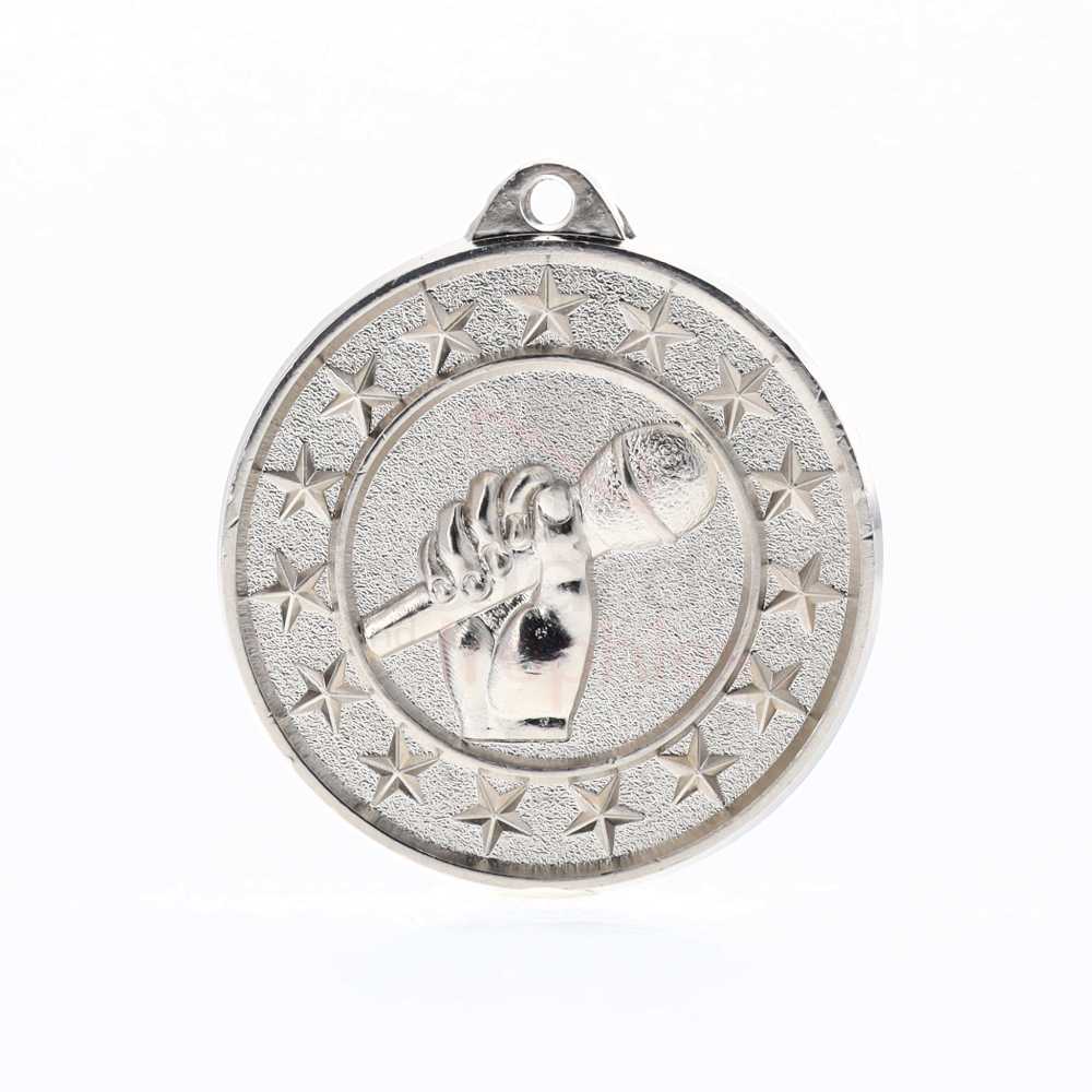 Microphone Starry Medal Silver 50mm