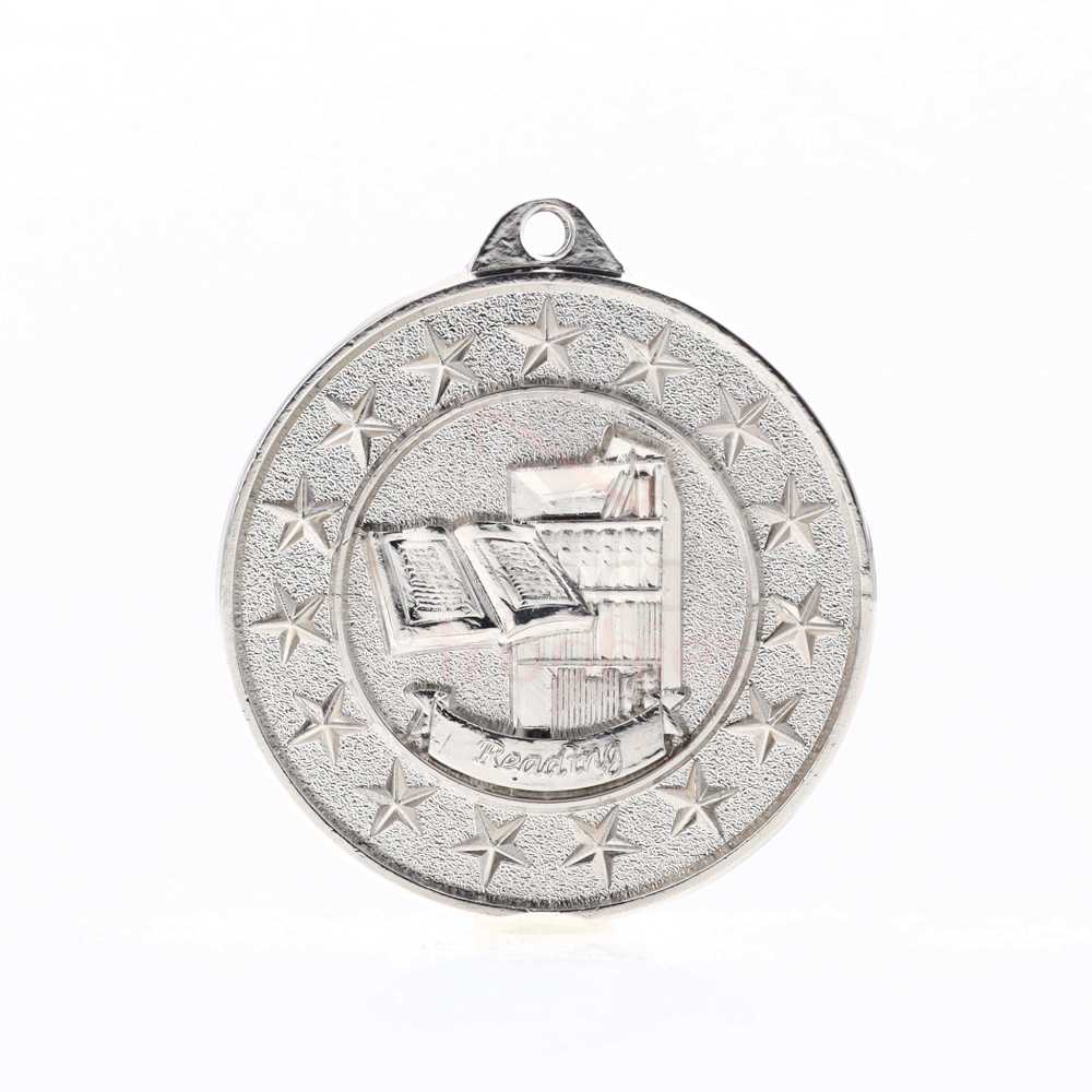 Reading Starry Medal Silver 50mm