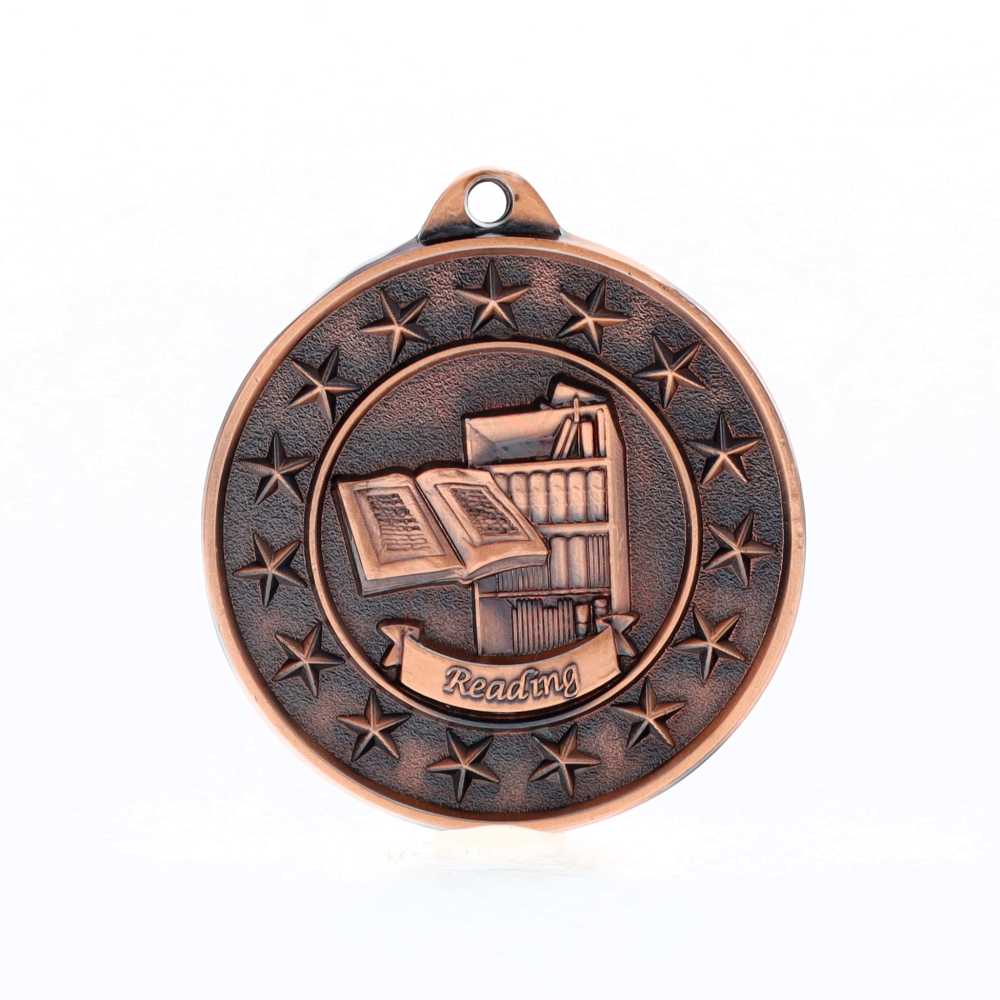 Reading Starry Medal Bronze 50mm