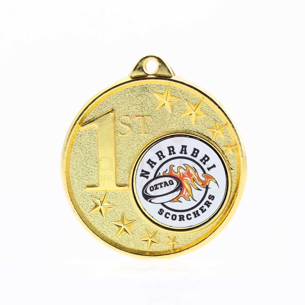 1st Place Logo Starry Medal 50mm
