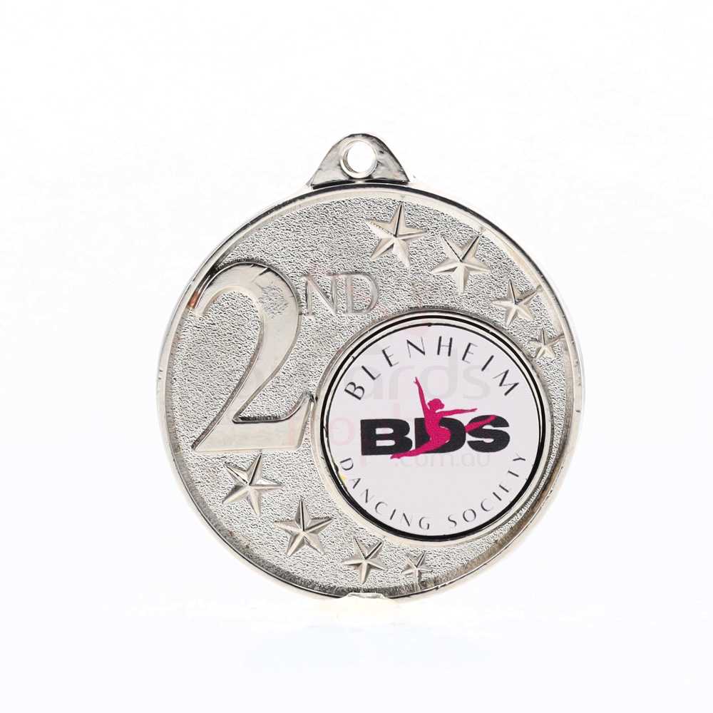 2nd Place Logo Starry Medal 50mm