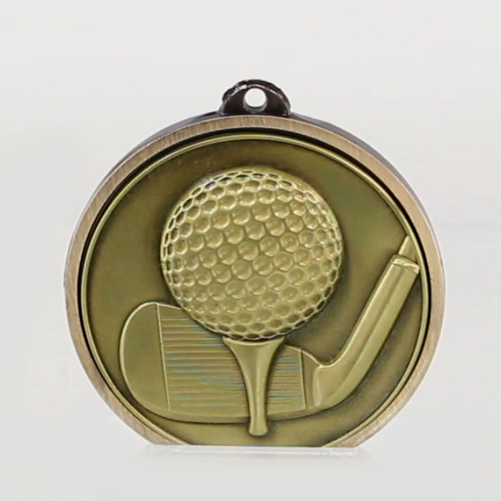 Triumph Golf Medal 55mm Gold