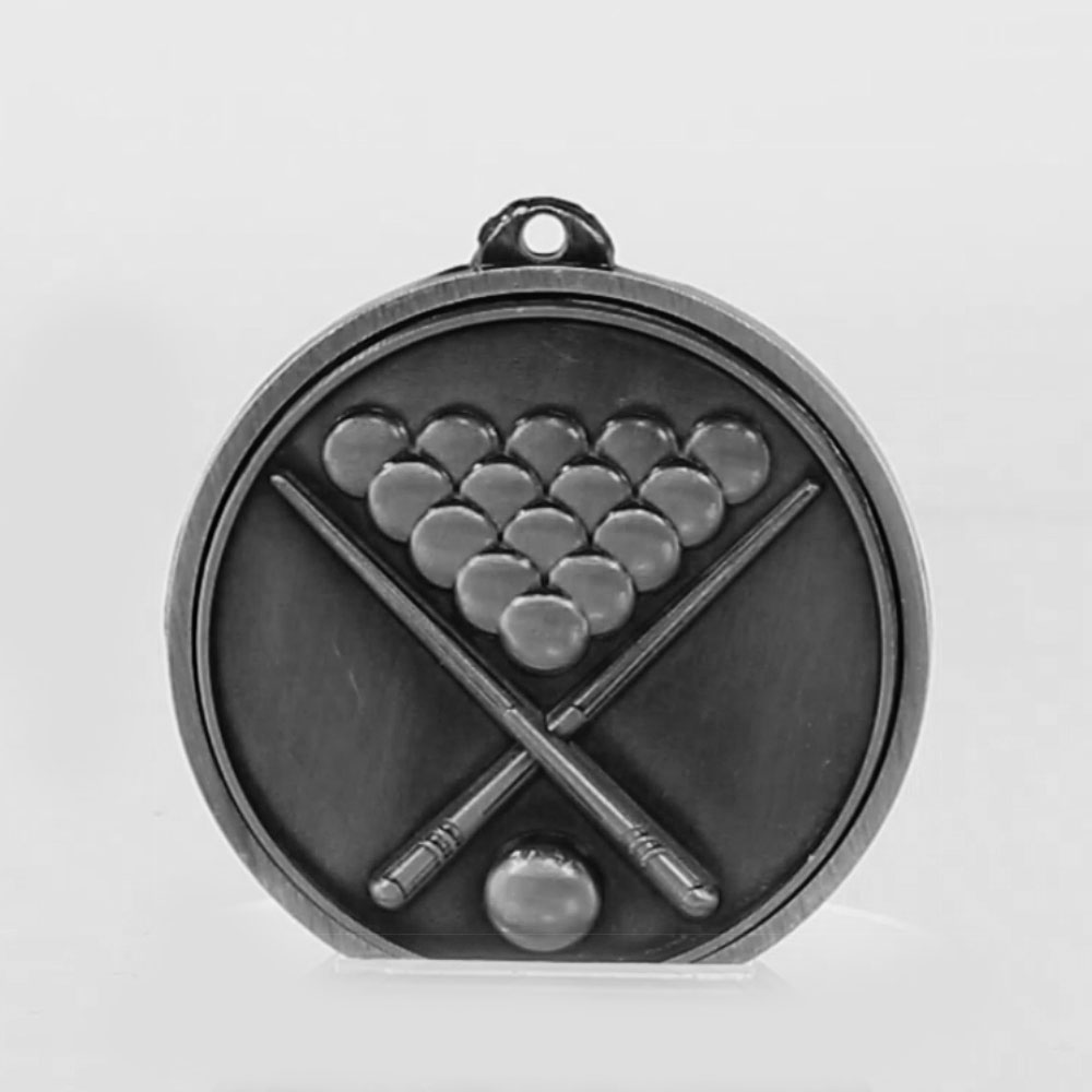 Triumph Billiards Medal 55mm Silver