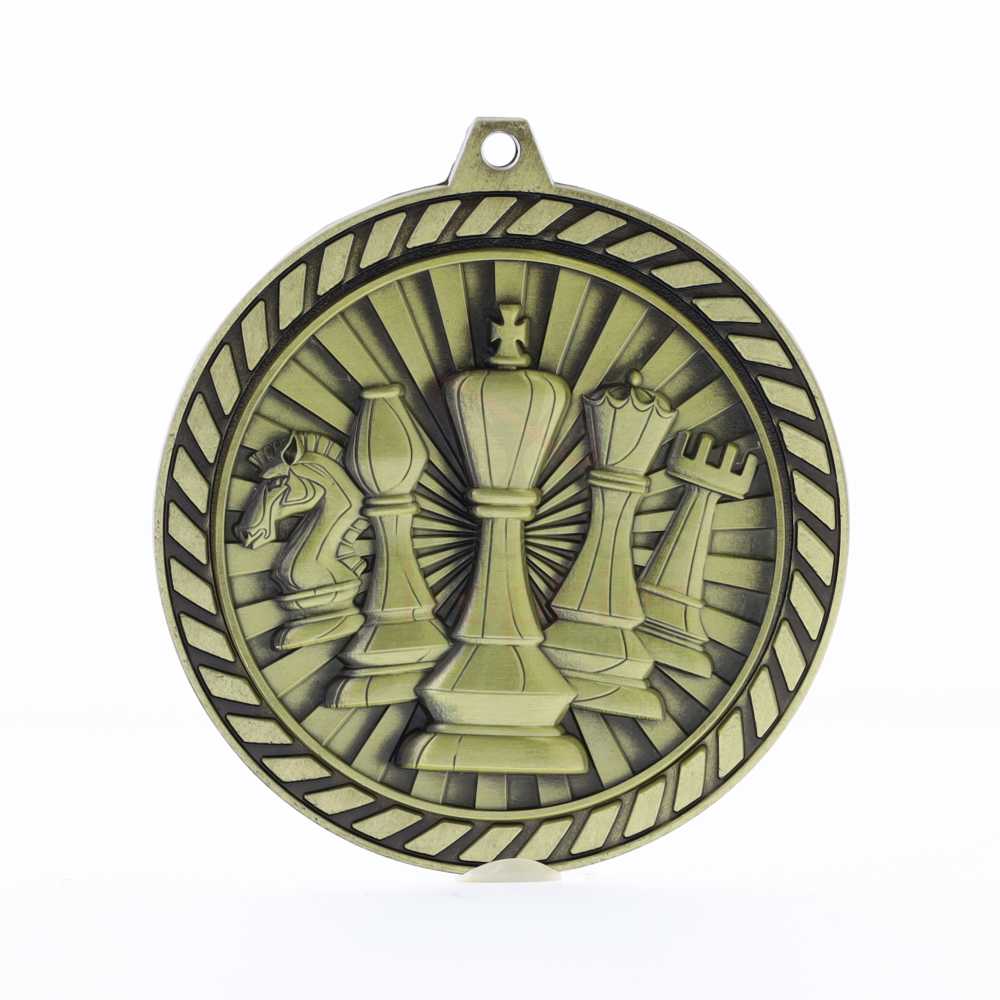 Venture Chess Medal Gold 60mm