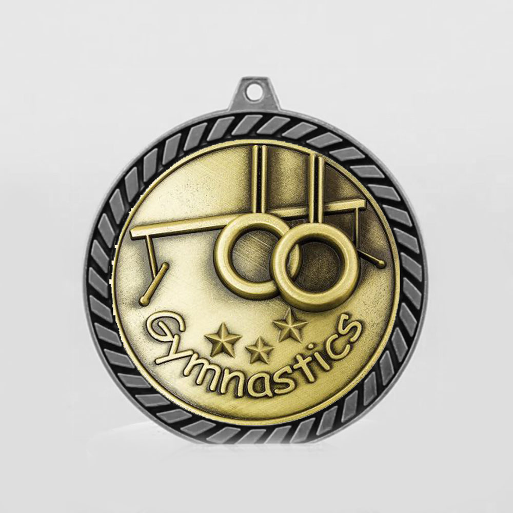 Venture Gymnastics Medal Silver 60mm