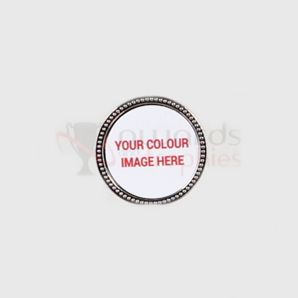 Silver Lapel Pin 28mm