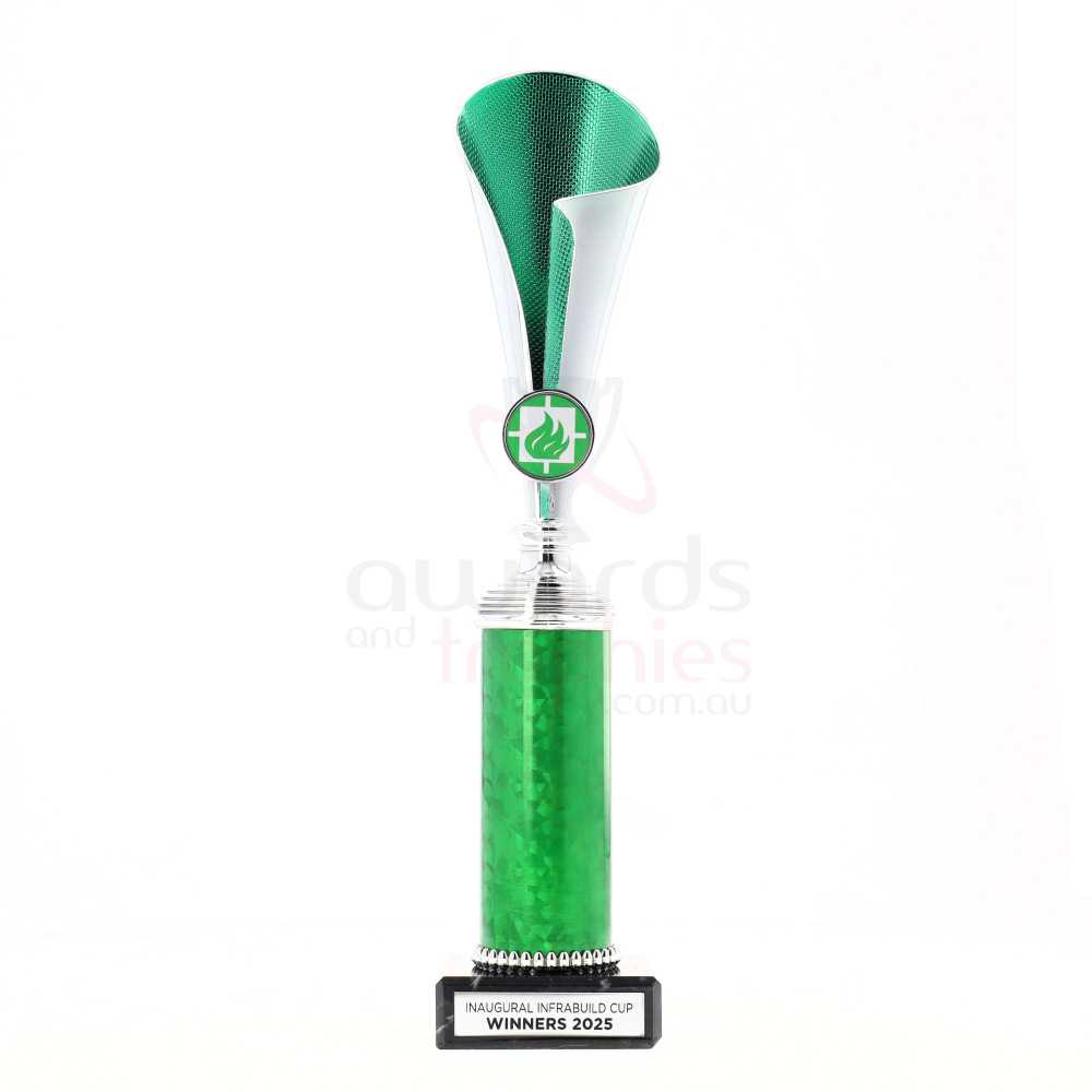 Capri Cup Silver/Green 300mm