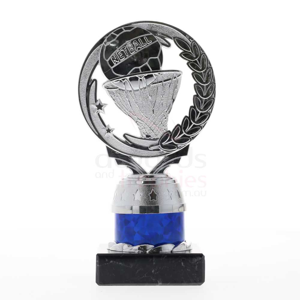 Netball Torch Silver/Blue 165mm