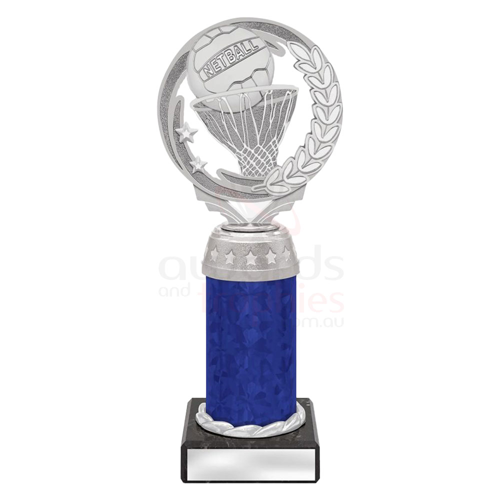Netball Torch Silver/Blue 210mm