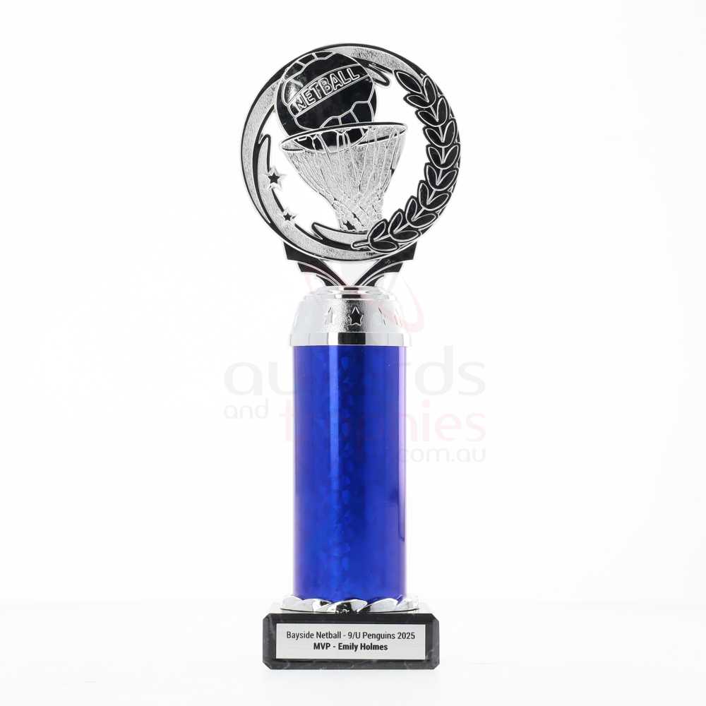 Netball Torch Silver/Blue 235mm