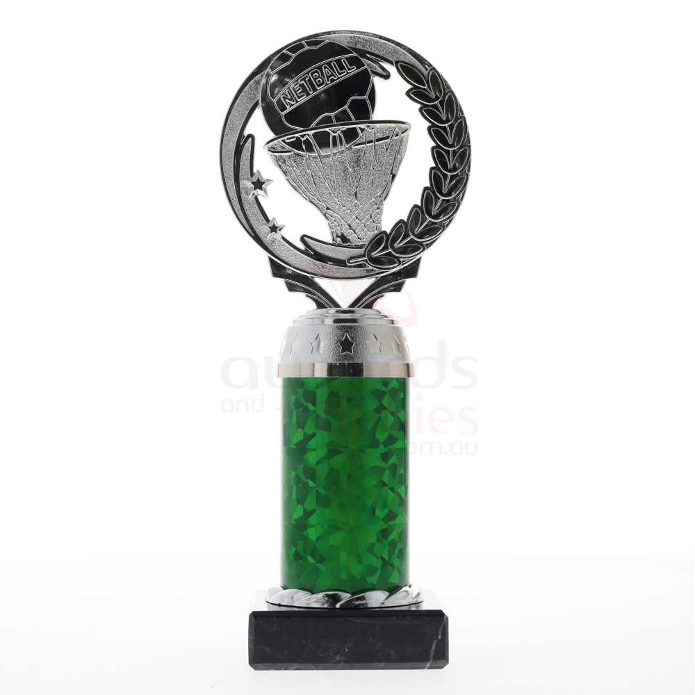 Netball Torch Silver/Green 210mm