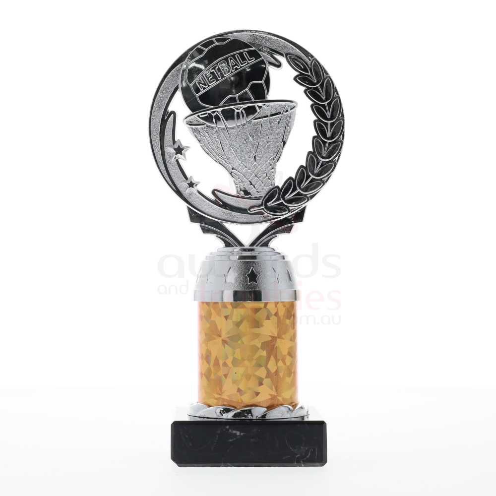 Netball Torch Silver/Gold 185mm