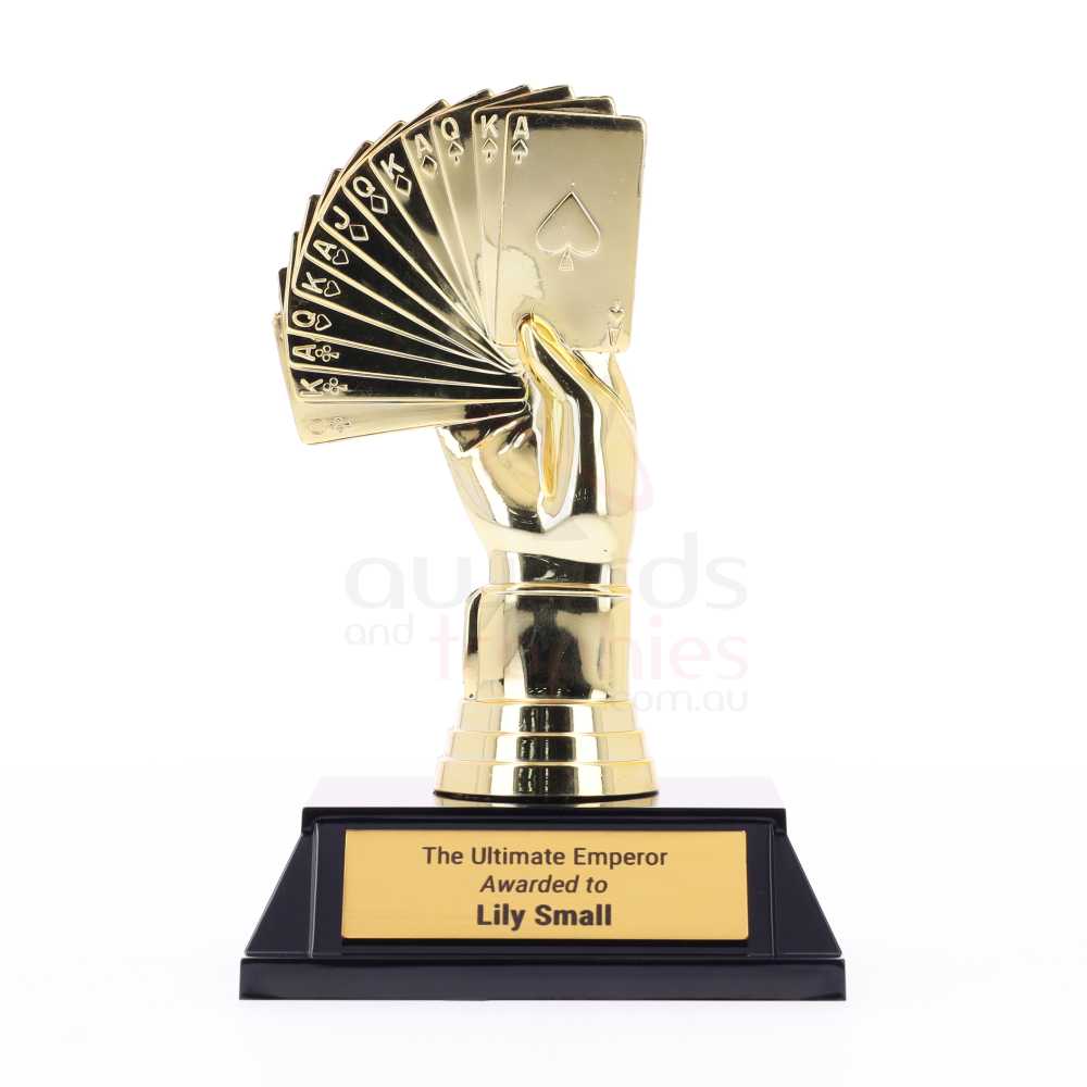 Bridge Hand Figurine on Base 135mm