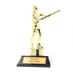 Skeet Shooting Figurine on Base 165mm - Male
