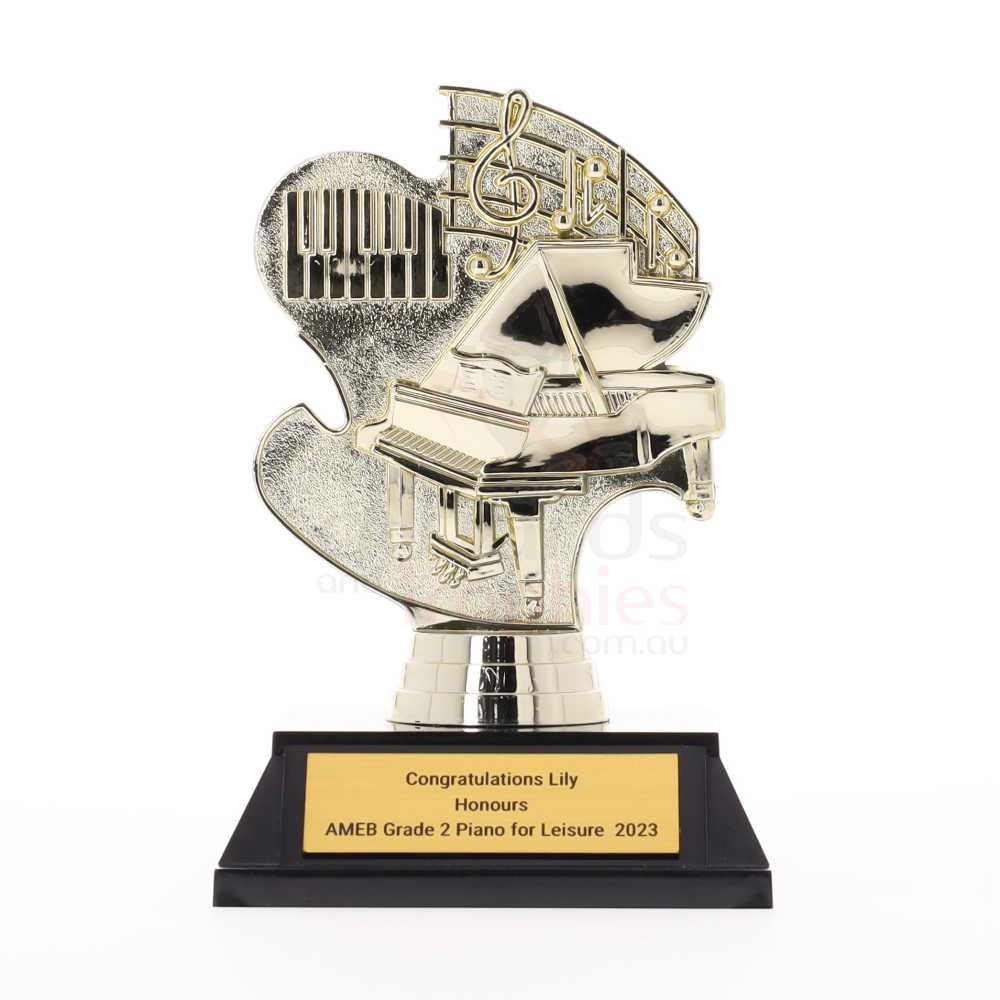 Piano figurine on base 135mm