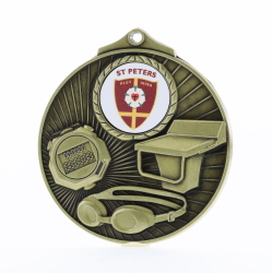 Swim Insert Medal Gold 70mm