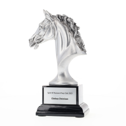 Silver Horse Head 200mm
