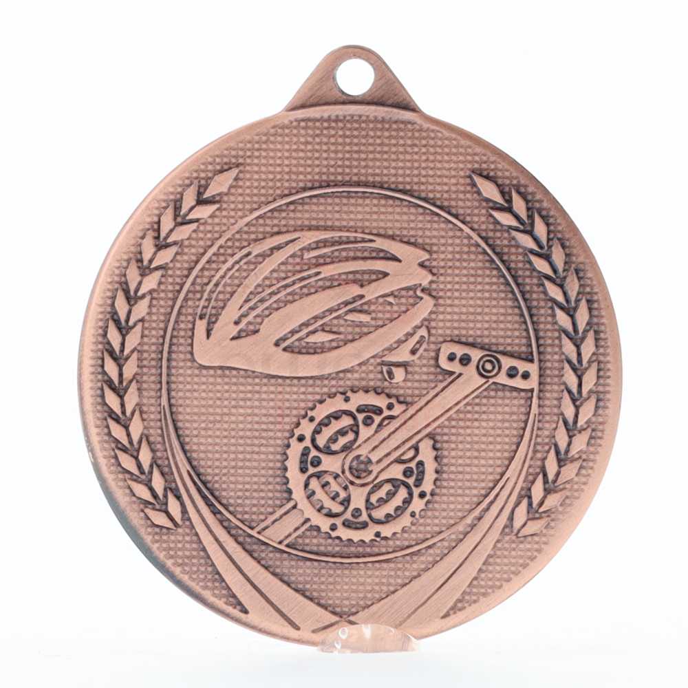 Garland Cycling Medal 50mm - Bronze