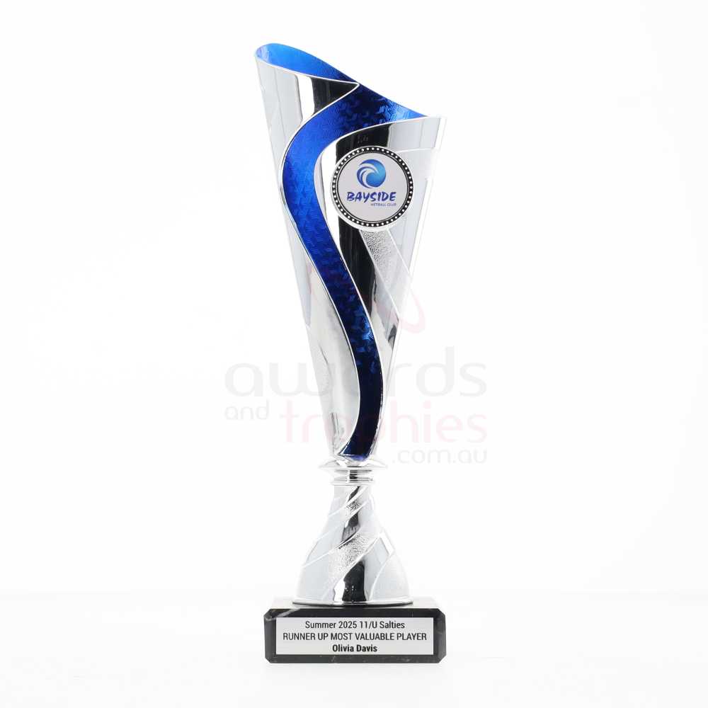 Bazaruto Cup 225mm - Silver/Blue