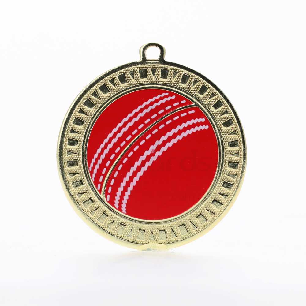 Spark Cricket Medal 55mm - Shiny Gold
