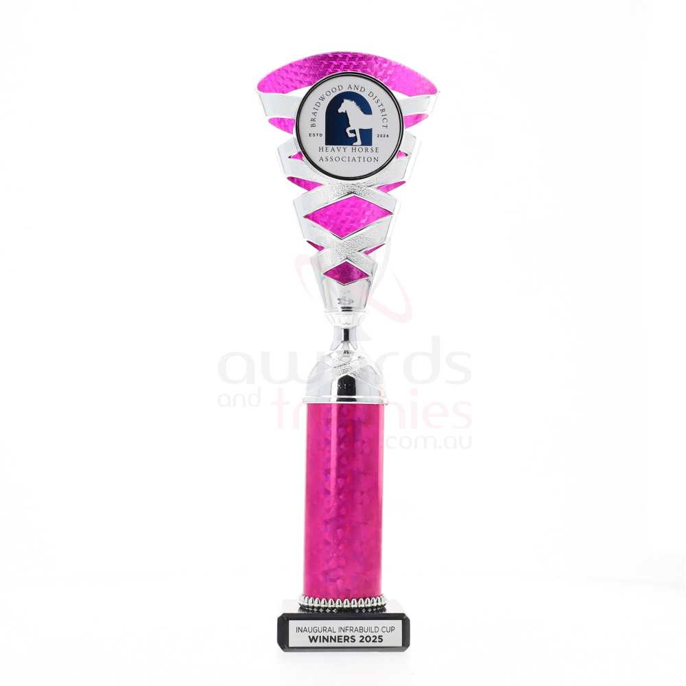 Vail Cup 310mm - Silver/Pink