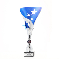 Aspen Cup 315mm - Silver/Blue